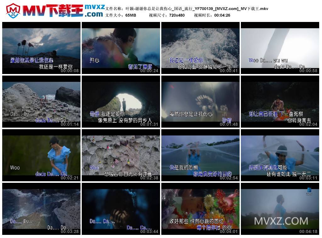 叶颖-谢谢你总是让我伤心_国语_流行_YF700139